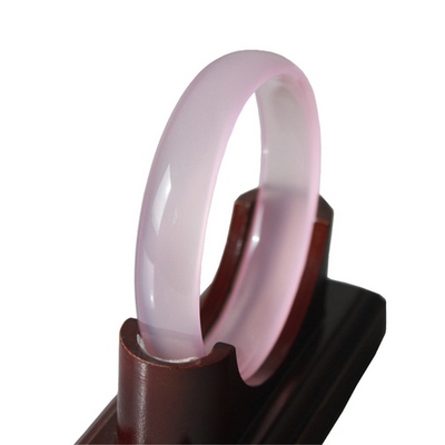 Health Bedford hibiscus jade bracelet Ice hibiscus jade bracelets the pink jade bracelets female models with a certificate o