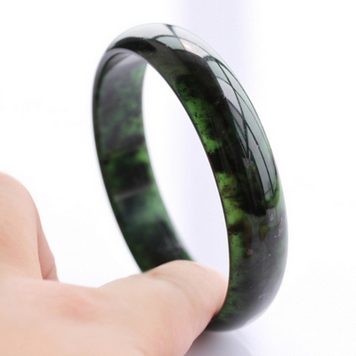 Mother's Day the best black jade bracelet natural jade dark green jade bracelets ink Tsui Lantian jade bracelet