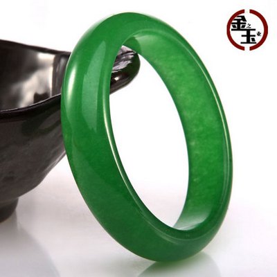 Gold jewelry Xinjiang green natural jade bracelets jade bracelets, jade industry, child models attached certificate