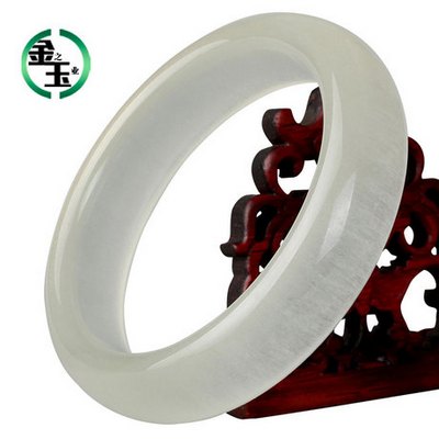 Jade bracelets of gold jade industry white jade bracelet female models natural permeability of a cargo of ice kinds with Certificate Special