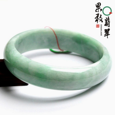 K22R bold jade bracelet jade bracelet jade bracelet with a variety of natural Myanmar A cargo jade certificate