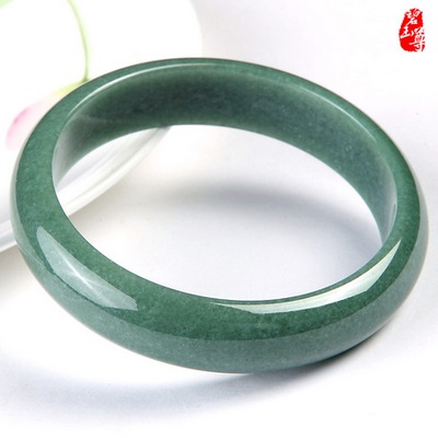 Mother's Day gift full of green jade bracelet women bracelet natural A cargo jade jade jade bracelets with a certificate