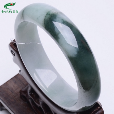 The Golden Banna Emerald bracelet old crater of natural A cargo waxy kinds of jade bracelet Special Series A001