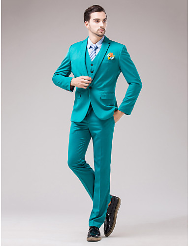 Blue Serge Slim Fit Three-Piece Suit