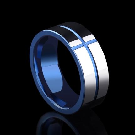 Engraving – Tungsten Unscrachable ring for lovers