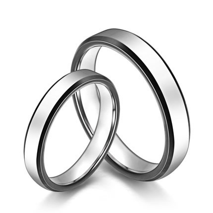 Engraving – Tungsten Unscrachable ring for lovers
