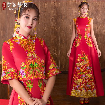 Lin Xin is like a money show to serve Long Feng Zhen 2018 new summer short-sleeved thin section brid